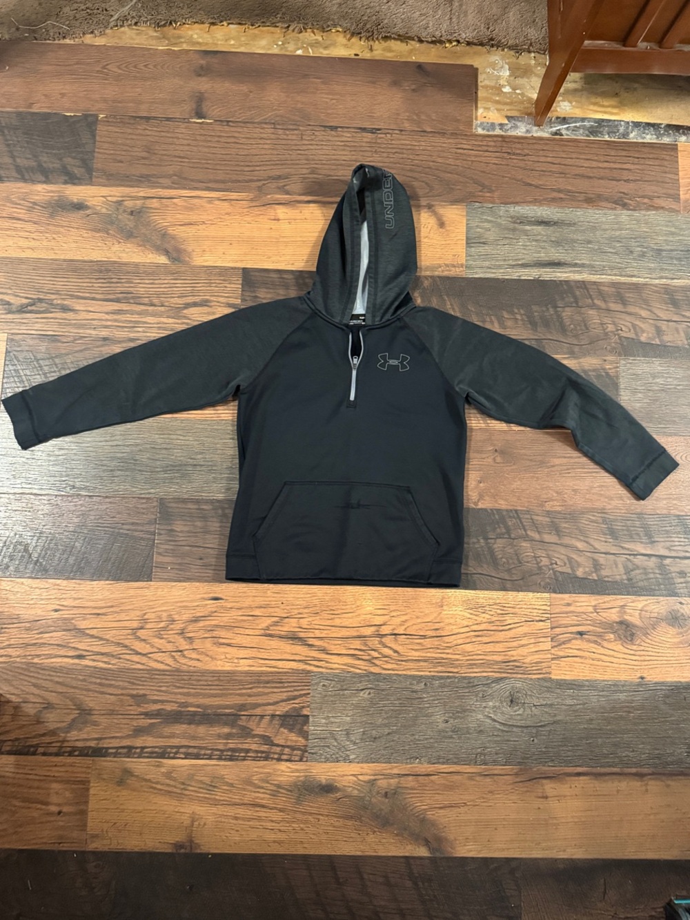 Under Armour Black Youth Half-Zip Hoodie